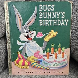 Bugs Bunny's Birthday "A" Edition 1950 A Little Golden Book